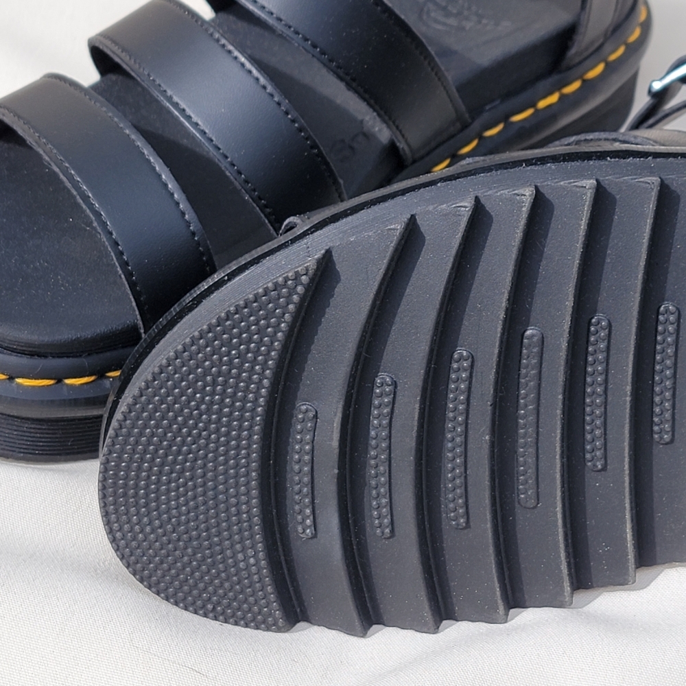 Black Vegan Blaire Dr. Martens women's sandals size 10 - Picture 3 of 5